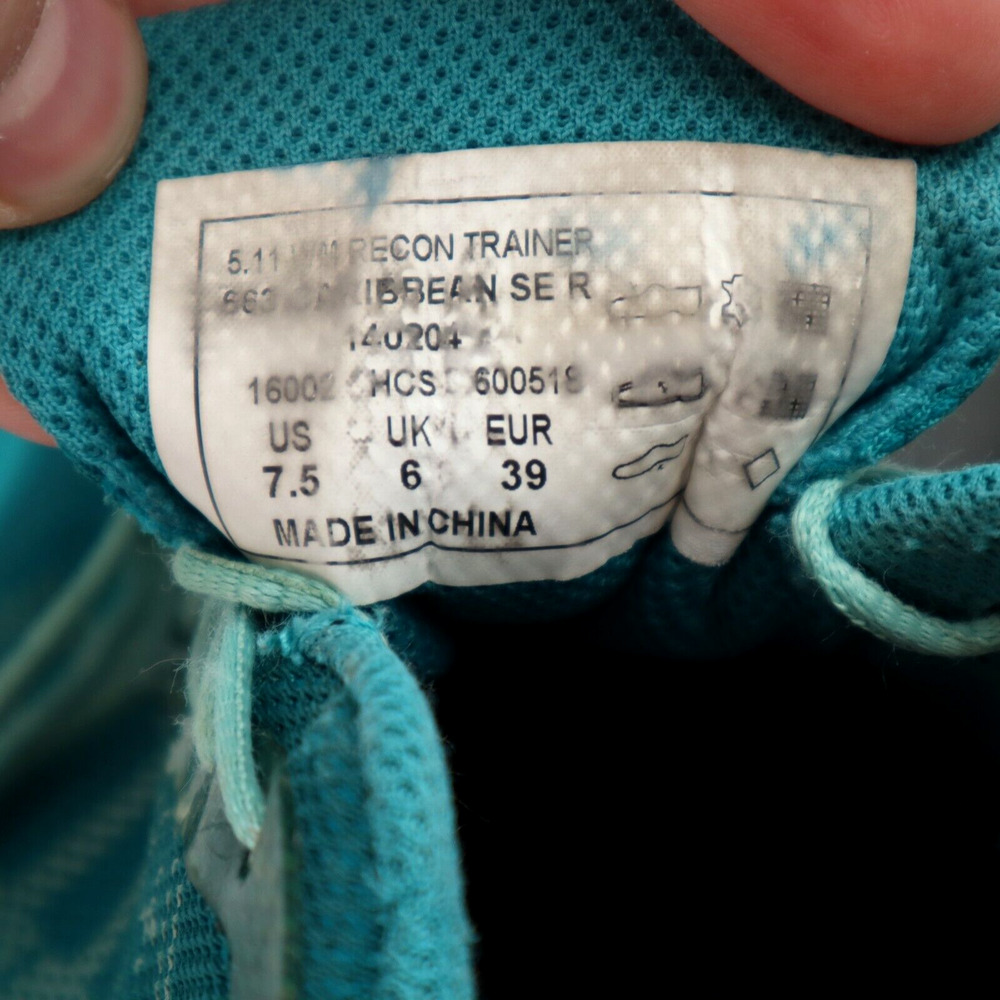 5.11 Tactical Recon Trainer Womens Size 7.5 Shoes 663 Caribbean Blue Rope Ready - Picture 6 of 16